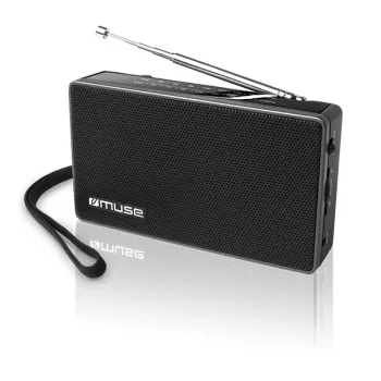 Muse | M-030R | 2-alueinen taskuradio | musta
