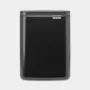 Brabantia Bo 7 l jäteastia mattamusta malli 222900, 7 l tilavuus, poljinpoljettava