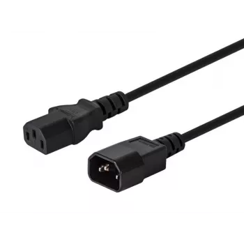 Kaapeli SAVIO CL-99 (C14 / IEC C14 / IEC 320 C14 M - C13 F; 1 2 m; musta)