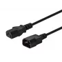 Kaapeli SAVIO CL-99 (C14 / IEC C14 / IEC 320 C14 M - C13 F; 1 2 m; musta)