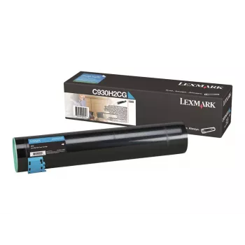 Lexmark - suuri tuotto - syaani - alkuperäinen - värikasetti LCCP - C935dn, 935dtn, 935dttn, 935hdn (0C930H2CG)