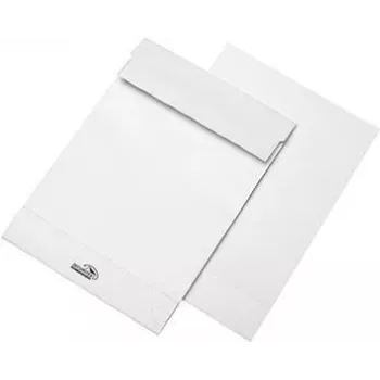 MAILmedia Securitex 30001249 lähetyspussi pohjataitteella B4 (50 mm pohjataite), valkoinen