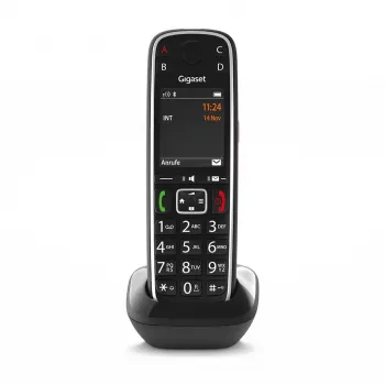 Gigaset E720HX analoginen/DECT-puhelin numeronäytöllä musta