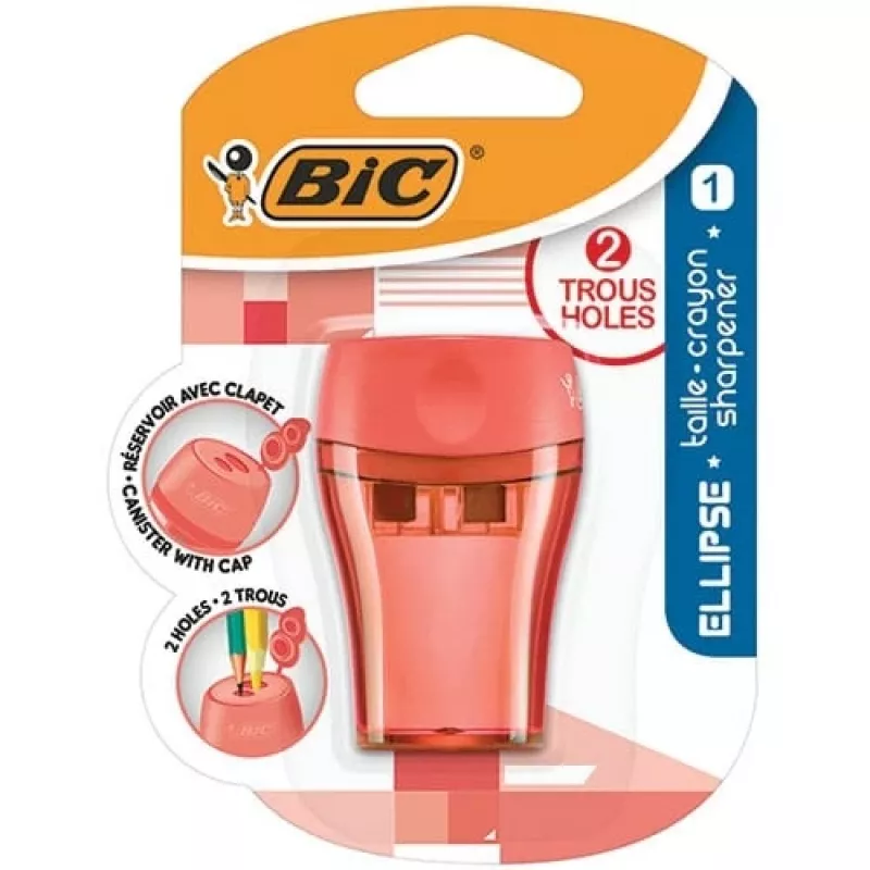 Bic kynänteroitin Ellipse Maxi 2 reikää, 1 kpl