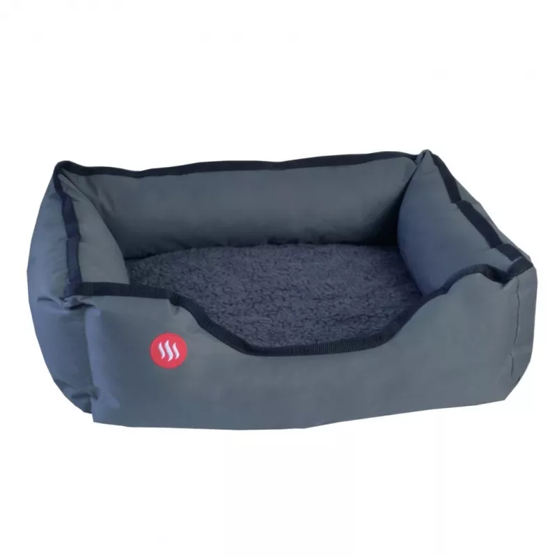 Lämmitysalusta Glovii GPETH koirille ja kissoille 580x450x180 mm, polyesteripäällinen, liukumaton pohja