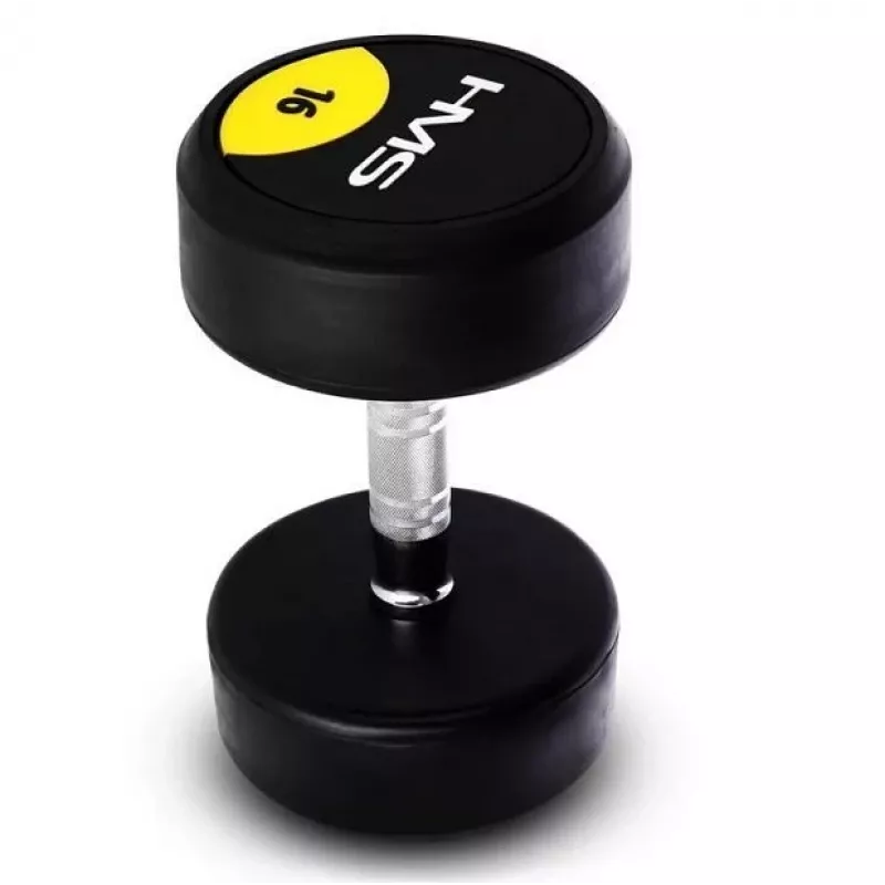 Kumipinnoitettu käsipaino 16 kg HMS HG PRO 16