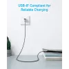 Anker Innovations 322 USB-A - USB-C kaapeli nylon 1,8M musta - kaapeli - digitaali/data