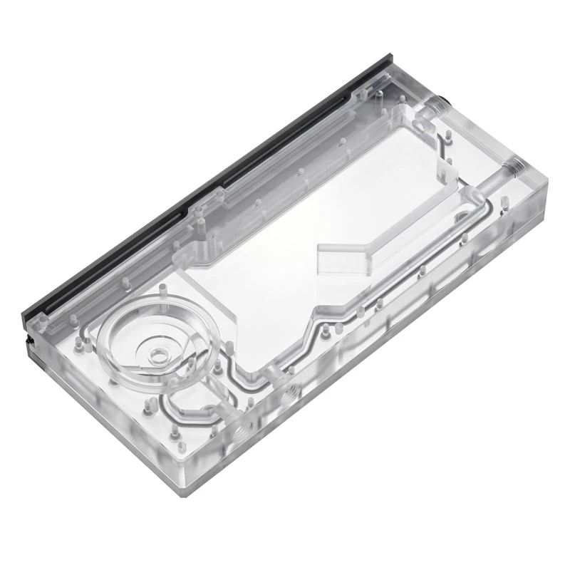 Phanteks R260C säiliö – läpinäkyvä akryylitaustalevy D5 ARGB-LED-valolle