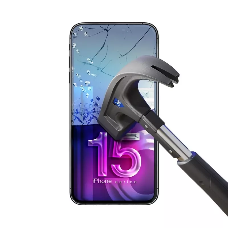 Karkaistu joustava näytönsuojakalvo 3MK FlexibleGlass Pro Apple iPhone 15 – kirkas, naarmuuntumaton