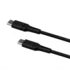 USB-C–USB-C-kiinteä kaapeli FIXED FIXDLS-CC2-BK — 2 m, 60 W