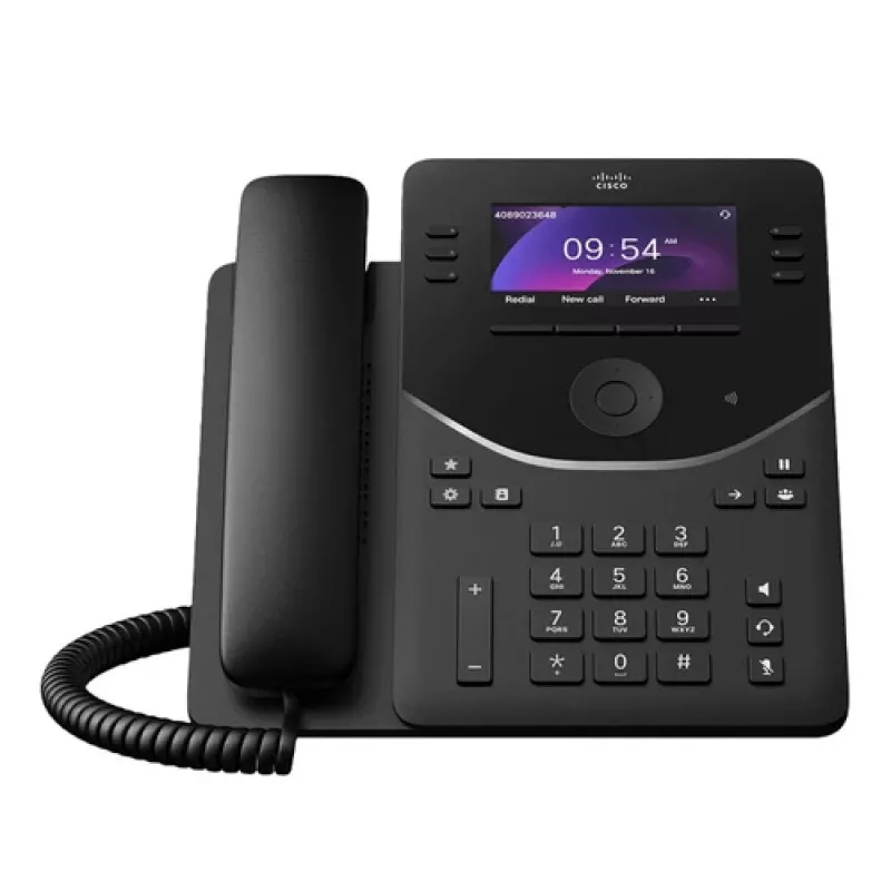 Cisco-pöytäpuhelinsarja 9851 Carbon Black