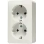 JUNG Schuko-pistorasia 6020A AP600 2-osainen valkoinen 6020A (6020A)