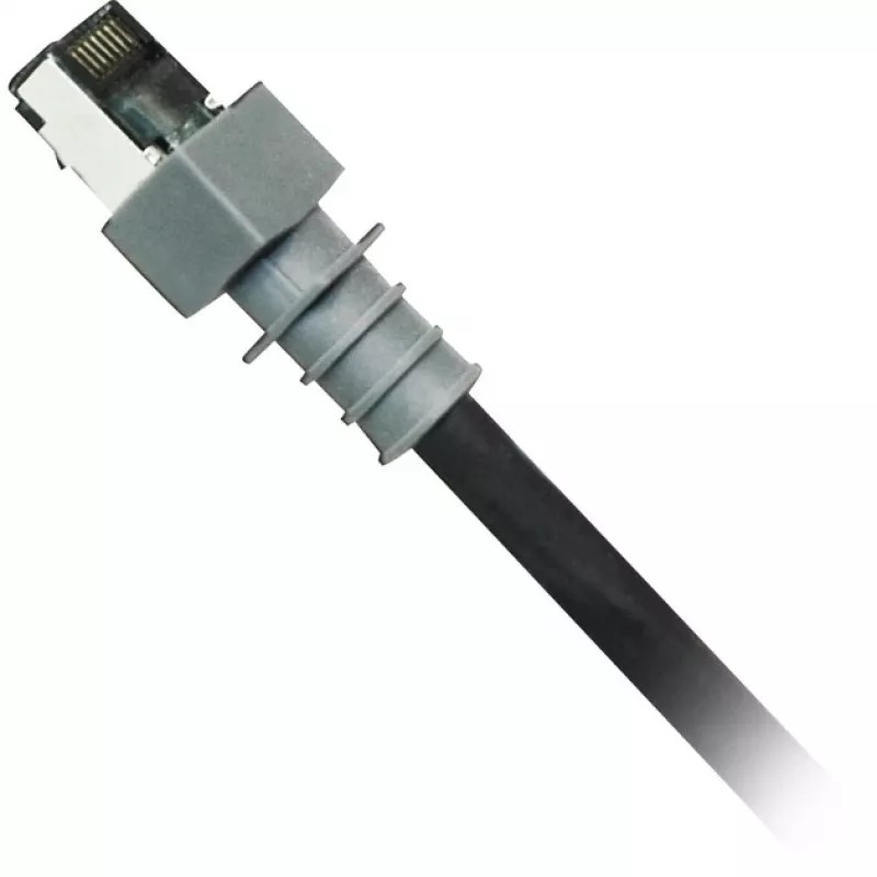 Verkkokaapeli PatchSee PCI6-DPF/100 RJ-45 Cat6a 30 m musta