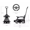 Liukumisauto milly mally Mercedes C-Klasse musta, malli 6107