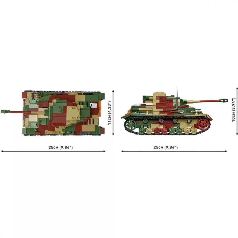 Blocks WWII PZKPFW IV AUSF.G 1107 palikkaa