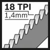 Bosch 2 608 657 553 pistosaha-/kaarisaha-/puukkosahanterä bimetal 1 kpl