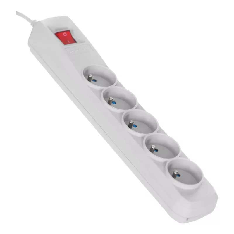 Activejet harmaa jatkojohto kaapelilla ACJ COMBO 5G/3M/BEZP. AUT/S