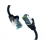 EFB-Elektronik RJ45-patchkaapeli Cat.7-putkikaapelilla, musta, 3 m, S/FTP PIMF