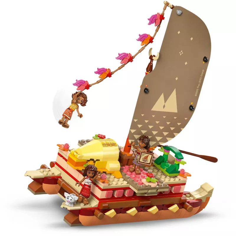 LEGO Disney 43270 Moanan seikkailukanootti, 529 palaa, 3 minihahmoa, 6+