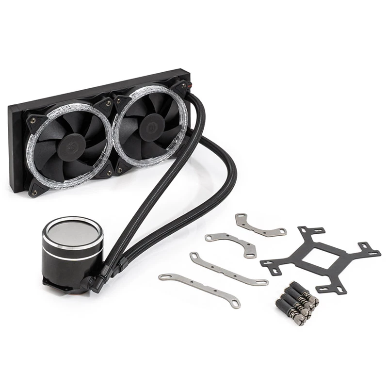 All-in-One-nestejäähdytin BitsPower Cyclops 240 – musta/hopea, 240 mm:n jäähdytin