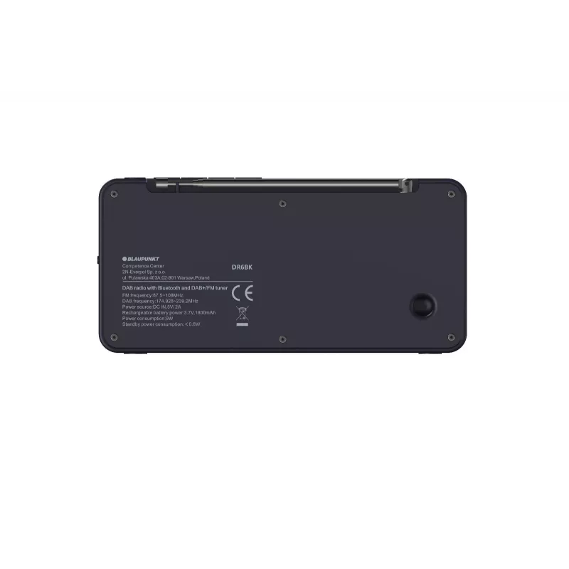 Blaupunkt DR6BK kannettava radio musta