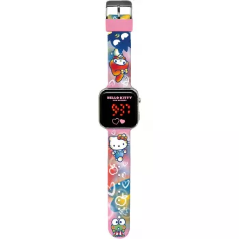 Kids Euroswan lasten kello Hello Kitty HK50151 LED-näytöllä