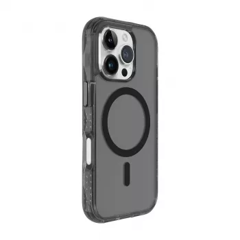 Suojakotelo LAUT CRYSTAL MATTER X iPhone 16 Pro Max läpinäkyvä musta