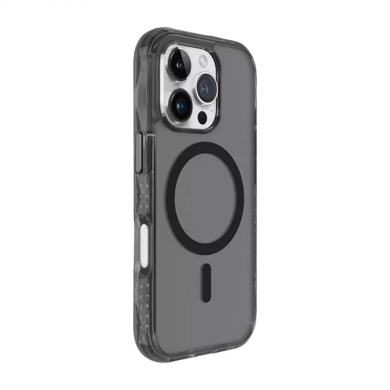 Suojakotelo LAUT CRYSTAL MATTER X iPhone 16 Pro Max läpinäkyvä musta