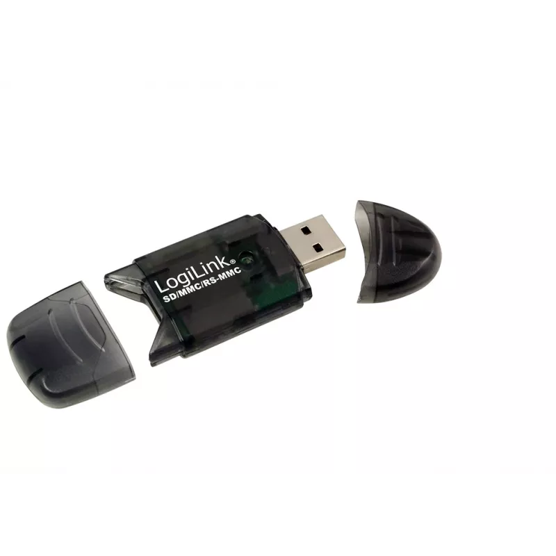 Kortinlukija LOGILINK CR0007 USB 2.0 SD/MMC, musta, jopa 480 Mbit/s