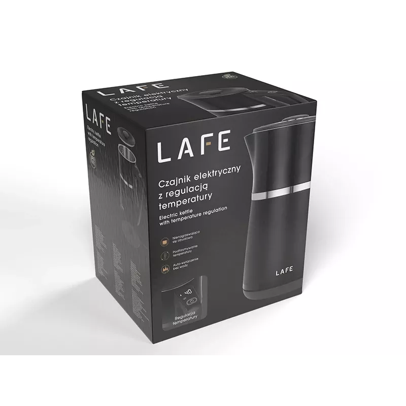 LAFE vedenkeitin 1,7L 2200W musta
