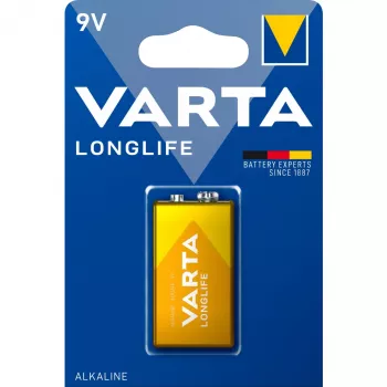 VARTA LONGLIFE -paristo E-Block (9V-paristo) 1 kpl (4122101411)
