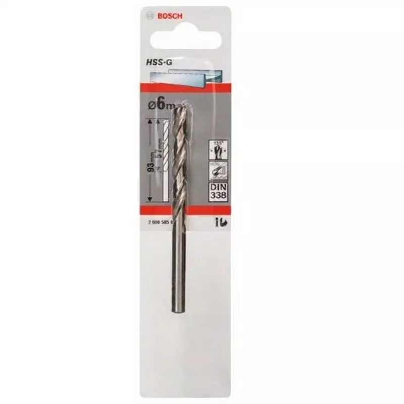 Kierukkapora Bosch metallipora HSS-G DIN 338