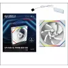 Lian Li UNI FAN SL Wireless 120 Reverse Blade G99.12RSL1W1W.00 120 mm ARGB PWM kotelotuuletin, valkoinen