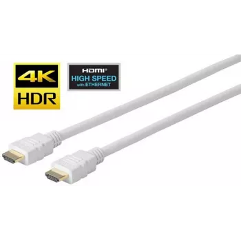 Vivolink Pro HDMI -kaapeli valkoinen 7,5 m ultrajoustava