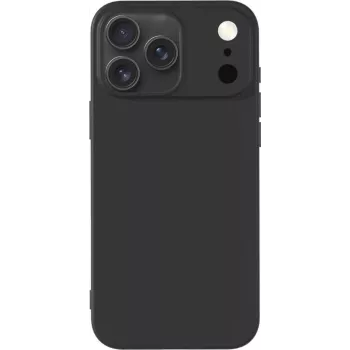 Pehmeästä materiaalista valmistettu suojakotelo jt berlin Pankow Apple iPhone 17 Pro Maxille, musta