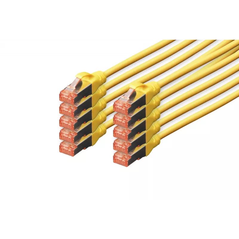 Digitus DK-1644-005-Y-10 Ethernet-verkkokaapeli keltainen