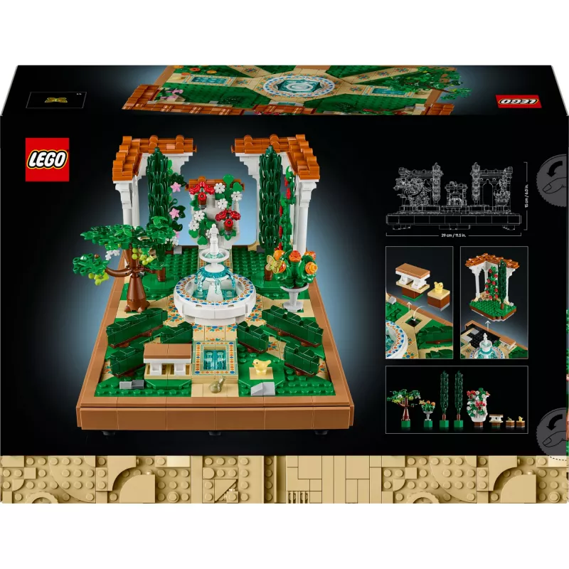 LEGO ICONS 10359 Suihkulähdepuutarha
