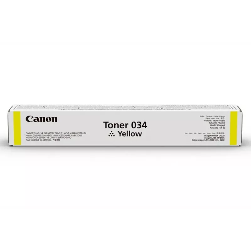 Canon 034 värikasetti 1 kpl alkuperäinen keltainen