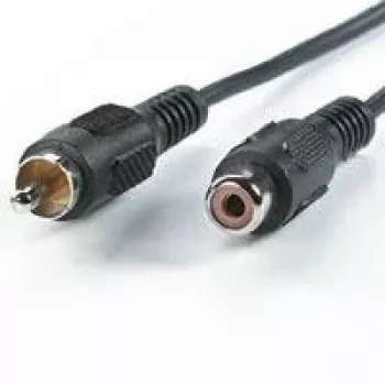 RCA-kaapeli yksinkertainen uros-naaras 10 m VALUE
