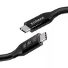 Edimax UC4 1 m 40 Gbit/s musta