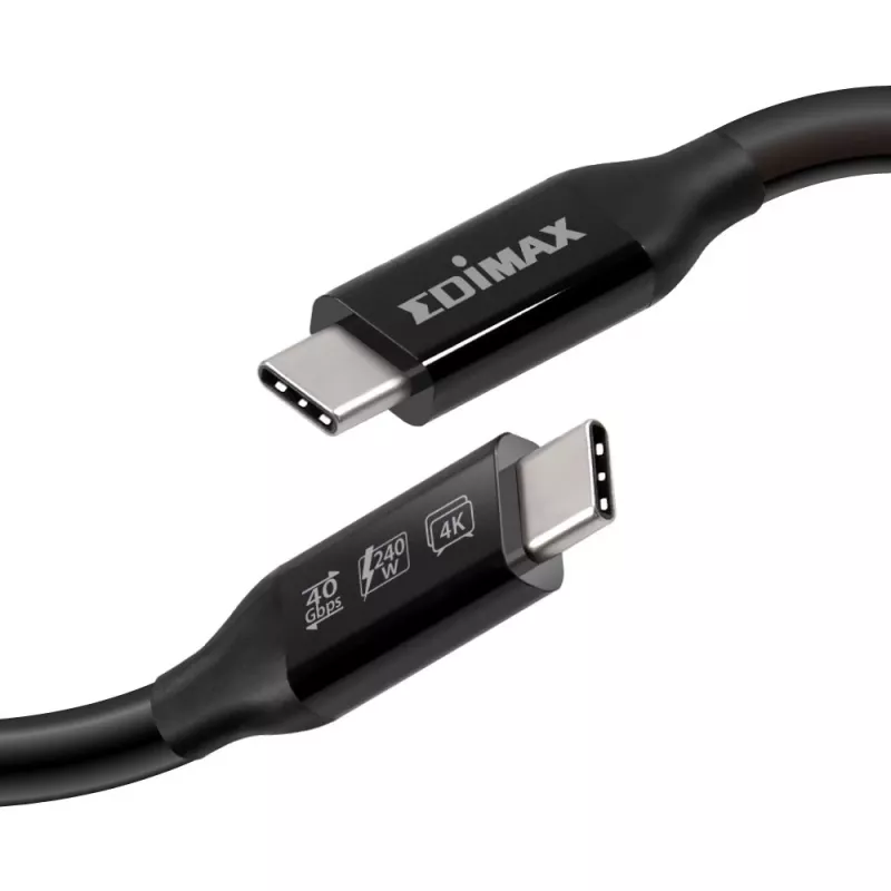 Edimax UC4 1 m 40 Gbit/s musta