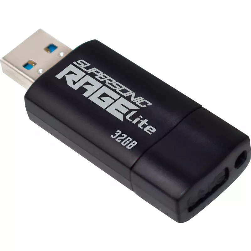 Patriot Memory Supersonic Rage Lite USB-muistitikku 32 GB USB Type-A 3.2 Gen 1 (3.1 Gen 1) musta, sininen