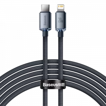 Baseus CAJY000301 matkapuhelinkaapeli harmaa 2 m USB-C Lightning