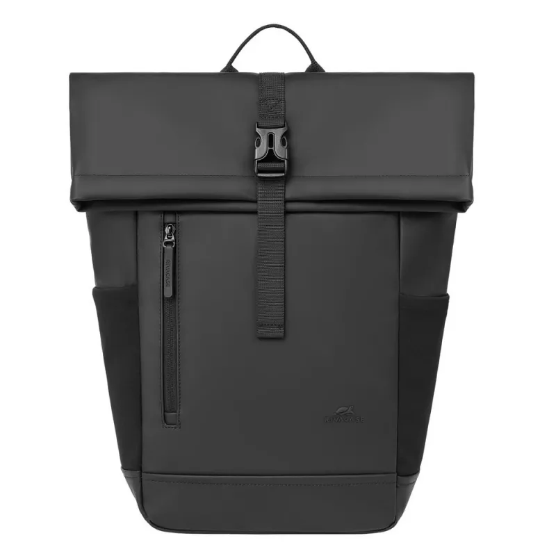 Reppu Rivacase 7826 Eden 14 ECO musta rolltop 14 inch kannettaville tietokoneille