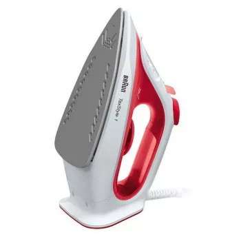 Braun SI 1019 RD höyrysilitysrauta tarttumaton silityspohja 1900 W punainen