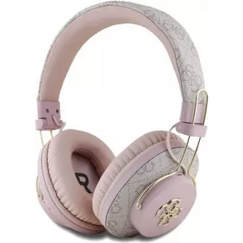 GUESS langaton Bluetooth-kuulokemikrofoni 4G Metal Logo pinkki, GUBHS72P4FC4MP, yleismalli (GUBHS72P4FC4MP)