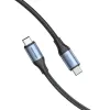 Vention USB4 Gen 3x2 Type-C–Type-C-kaapeli 1 m, 5 A, alumiiniseos, puuvillapunottu