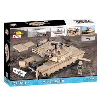 Rakennussarja-palikat Cobi M1A2 Abrams 1025 osaa malli COBI-2632