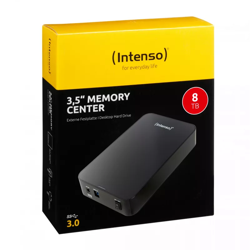 Ulkoinen kiintolevy Intenso 8TB USB 3.2 3,5 inch