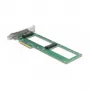 DeLOCK PCI Express 4.0 x8 -kortti 2 x sisäinen U.2 NVMe SFF-8639 Bifurcation